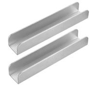 GARIOUANS 2pcs U-Shape Reinforcement Groove Fittings for Gates and Pet Safety Gates Multi-use Door Grooves Replacement for Indoor Safety and Stair Barriers