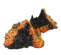 GARIOUANS 2pcs Volcano Models Lifelike Artificial Volcano Ornaments for Sand Table Fish Tank and Landscape Decoration Soft Design for Home and Office Decor