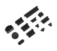 GARIOUANS 3 Set Silicone Laptop Dust Port Plugs Compatible with Alienware Computers Protective Stopper Caps for Computer Covers Secure Anti-dust Seal for USB and Headphone Ports