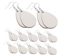 GARIOUANS 30Pcs Bulk DIY Sublimation Earring Blanks Double Sided Heat Transfer Pendants for Jewelry Making Craft Projects