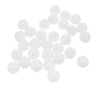 GARIOUANS 30pcs Noise Maker Inserts White Plastic Bell Squeakers for Handmade Crochet Repair Safe Soft Sound Stimulation for Sensory Development and Pet Craft Accessories