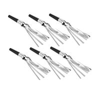 GARIOUANS 30pcs Silver Party Blowers Whistles with Glitter Fringed Tassels Noisemakers for Birthday Halloween Wedding Carnival Celebrations Safe Decorative Blowouts