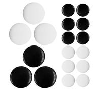 GARIOUANS 360pcs Go Chess Pieces Double-sided Craft Go Game Stones for Home Use Compact and Easy to Store for Educational Play and Skill Development