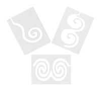 GARIOUANS 3pcs Acrylic Quilting Template Swirl Design Templates for Sewing Machine Quilting Patchwork Ruler for DIY Patterns