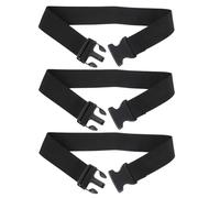 GARIOUANS 3pcs Baby Safety Locks Cabinet Door Locks Fridge Strap Adjustable Anti-Pinch Childproof Strap for Baby and Toddler Indoor Use Black 50cm