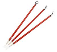 GARIOUANS 3Pcs Chinese Calligraphy Brush Pens for Beginners Sturdy Household Painting Brush with Smooth Tip for Watercolor Drawing Writing and Traditional Art Practice