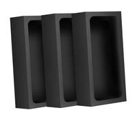 GARIOUANS 3pcs Graphite Crucible Mold for Melting Metal Graphite Ingot Mold Compatible with Easy to Install Long Lifespan for Oil Industry and Smelting Applications