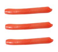GARIOUANS 3pcs Lifelike Hot Dog Sausage Models PVC Fake Food for Photography Props Home Decor Party Display Nonfading Colors Sturdy Easy to Clean Creative