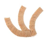 GARIOUANS 3PCS Miniature Thatch Roof Artificial Straw Bales for Crafting DIY Model Village Thatched Roof Material with Realistic Texture for Dollhouse and Seasonal Decorations