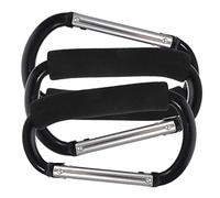 GARIOUANS 3pcs Multi-Function Stroller Large Hooks Made of Sturdy Aluminum Alloy Portable and Easy to Install Stroller Clips and Wheelchair for Outdoor Shopping and Hanging Bags