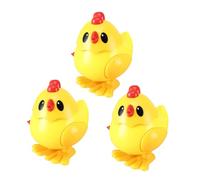 GARIOUANS 3Pcs Wind-up Jumping Animal Cartoon Clockwork Playthings for Decor Educational Boredom Busters with Random Wing Colors Random Color