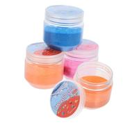 GARIOUANS 4 Pcs Colorful DIY Sand for No Wet Hydrophobic Sand for Creative Water Play Educational and Fun Plasticine Alternative Random Colors and Bottle Styles Random Color