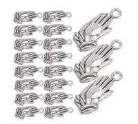 GARIOUANS 40pcs Alloy Prayer Pendants for DIY Jewelry Making Lightweight Craft Charms for Necklaces Bracelets Earrings Handmade Ornaments for Creative Accessories