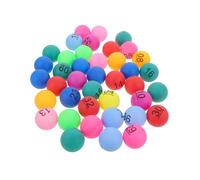 GARIOUANS 40pcs Colorful Bingo Balls for Party Games Plastic Raffle Drawing Balls Fun Party Favors for Birthday and Bar Celebrations Vibrant Interactive Accessories