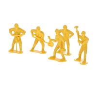 GARIOUANS 45pcs Engineering Man Model Kit with Realistic Emergency Repair Team Figures for Cognitive Development Creative Play Set