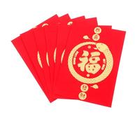 GARIOUANS 48PCS Chinese Zodiac Snake Red Envelopes Thick Paper Traditional Cash Money Packets for Chinese Year Wedding Birthday Festive Blessing Design Multipurpose Lucky Hong Bao Pockets