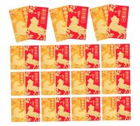 GARIOUANS 48pcs New Year's Benefits are Closed Vietnamese Money Envelope 2026 Lucky Money Envelopes Vietnamese Red Red Chinese Snake New Year Pockets Paper