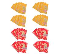 GARIOUANS 48pcs Zodiac New Year Red Package Vietnamese Red Packet Money Packets Horse Year Envelopes Chinese Money Pocket Vietnamese Hong Bao Envelopes Hongbao Paper