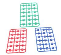 GARIOUANS 49pcs Raffle Balls Multi Color Bingo Game Balls for Adult Party Games Brightly Colored with Clear Numbers for Group Activities