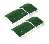 GARIOUANS 4pcs Animal Escape Ramp for Pool Dog Ramp Green Plastic Artificial Turf Suction Cup Pet-friendly Design