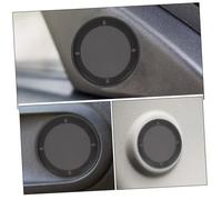 GARIOUANS 4Pcs Car Speaker Mesh Cover Decorative Grill Horn Guard Protective Circle Speaker Mesh for Car Black Debris Barrier Impact Resistant Easy Install