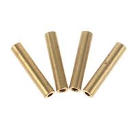 GARIOUANS 4pcs Copper Tube Refrigerator Door Spare Parts with Spring Repair Connectors Metal Pipes for Stable Closing Hinge Support and Refrigeration Maintenance