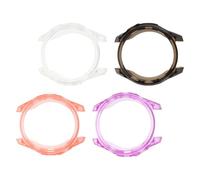 GARIOUANS 4pcs Full Coverage Tpu Watch Screen Protector Case Compatible with Garmin Clear Flexible Watch Cover Guarding Against Shock Dust Moisture Thin Film for All-day Comfort