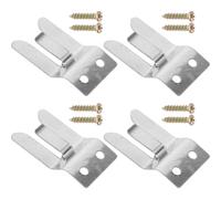 GARIOUANS 4pcs Microphone Clip Holder Compatible with Yaesu Ft1807 Ft7900 Ft8800 Ft1907 Ft8900 Hand Mic Model 48 with Screw, Professional Mic Clip for Recording and Radio Communication