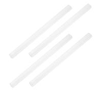 GARIOUANS 4pcs Mini Mahjong Tile Pusher Stick U-shaped Ruler Tile Holders for Travel Portable Mahjong Accessories with Built-in Card Slot for Mexican Train and Domino Games