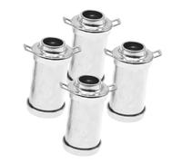 GARIOUANS 4pcs Miniature Retro Metal Milk Jug for Dollhouse Alloy Vintage Cream Can Scene Model Tiny House Accessories for Pretend Kitchen Play and Collectible Decor