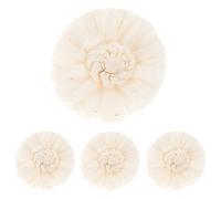 GARIOUANS 4pcs Natural Handmade Dried Cotton Flowers for Essential Oil Diffuser, Small Flower Diffuser for DIY Home and Bathroom Decor, Floral Arrangement Accessories
