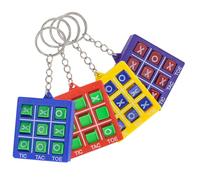 GARIOUANS 4Pcs Portable Small Chess Keychains for Educational Backpack Charms Party Favors Lightweight Logical Thinking Game Pendants