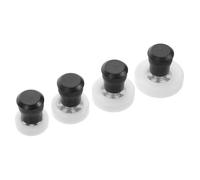 GARIOUANS 4pcs Pottery Trimming Tools with Centering Chuck System Synchronized Rotary Design for Hand Protection Stable Ceramic Rib Gauge for Clay Crafting and Art Making