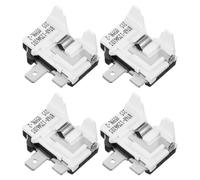 GARIOUANS 4pcs Refrigerator Overload Protector Kit for Compressor Relay with Overheat Protection Precise Temperature Control Starter Components for Household and Commercial Refrigeration