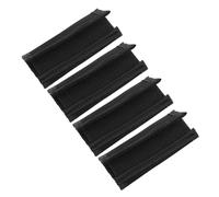 GARIOUANS 4Pcs Stroller Handle Covers, Cloth Pushchair Grip Protectors, Smooth Comfortable Touch, Black, for Baby Prams and Pushchairs, 4 Seasons Use