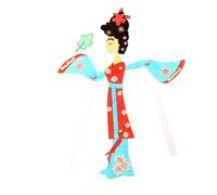 GARIOUANS 4pcs Traditional Chinese Shadow Puppet DIY Craft Kit Paper Drawing for Early Education Kindergartens Activities Cultural Performance Prop