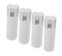 GARIOUANS 4pcs Window Blind Cord Pull Ends Weight Replacement, Plastic Handle for Vertical Venetian Blinds, Frosted White Cord Knobs with Anti-wind Function for Home Window Treatment