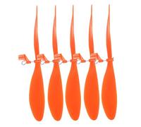 GARIOUANS 5 Sets Large Plastic Model Airplane Propeller Orange DIY Aircraft Parts for Rc Planes Helicopters Stem Education Craft Kits Accessories for Students Science Projects