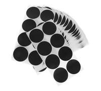 GARIOUANS 50 Sheets Black Round Dot Stickers Self Adhesive Writable Circle Labels for Office Classroom Activities Compact Coding Dots with Strong Adhesion for Handwritten Notes and Document