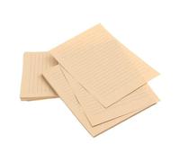GARIOUANS 50 Sheets Vintage Kraft Lined Writing Paper Sturdy Calligraphy Letter Paper for Kindergarten Writing and Handcrafted Invitations