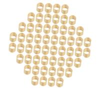 GARIOUANS 500Pcs Golden Copper Crimp Tubes for Jewelry Making Crimp Beads for Earring and Bracelet Crafting Metal Stoppers for Securing String Ends DIY Jewelry Supplies with Ample Quantity