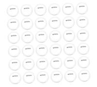 GARIOUANS 50pcs Badge Making Kit Clear Acrylic Button Pins DIY Craft Supplies for Creative Expression Childsafe Blank Button Badges for Clothing Backpacks