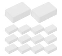 GARIOUANS 50pcs Mini Watercolor Palette Pans Empty Paint Tray for Travel Painting Portable Watercolor Mixing Palette with Fast-dry Surface Space-saving Design for Artists and Students