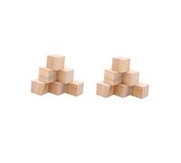 GARIOUANS 50pcs Natural Pine Wood Cubes 15mm Small Wooden Craft Blocks Unfinished Wood Squares for DIY Projects Carving and Painting Arts Crafts