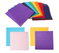 GARIOUANS 50pcs Precut Cotton Fabric Squares for Sewing Projects DIY Crafts Patchwork Quilting Pure Color Cotton Cloth Squares for Quilting Supplies and Embroidery Beginners to Expert