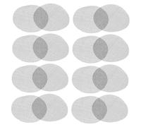 GARIOUANS 50pcs Round Bonsai Pot Drainage Mesh Pads for Gardening Essentials Durable Soil Retention Grid Mat Circular Bottom Netting for Indoor and Outdoor Plant Pots