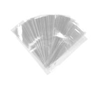 GARIOUANS 50Pcs Transparent Single Rose Wrapping Bags Portable Practical Flower Bouquet Sleeves for Florists Suitable for Tulips Lilies Carnations Mother's Day and Valentine's Day Packaging