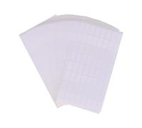 GARIOUANS 50sheets White Self Adhesive Labels Writable Name Stickers Blank Note Tags for Office Kitchen File Folders Plastic Metal Surfaces Easy Peel No Residue