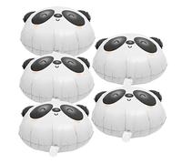GARIOUANS 5pcs Adorable Panda Foil Balloons Inflatable Aluminum Film Decorations for Birthday Party Shower Carnival Festivals Indoor Outdoor Use