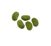 GARIOUANS 5PCS Artificial Moss Rocks Decorative Green Balls Faux Stones for Indoor Fairy Gardens Terrariums Vase Fillers Crafting and Woodland Themed Decor